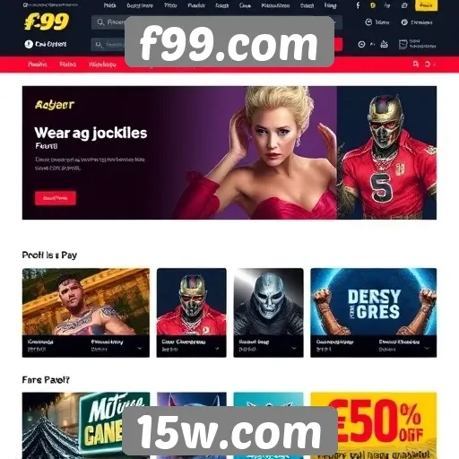 Visão geral das funcionalidades do site f99.com